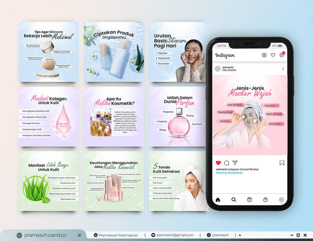 Beauty Social Media Feeds